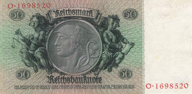 50 Mark 1933 ro.175a E/O